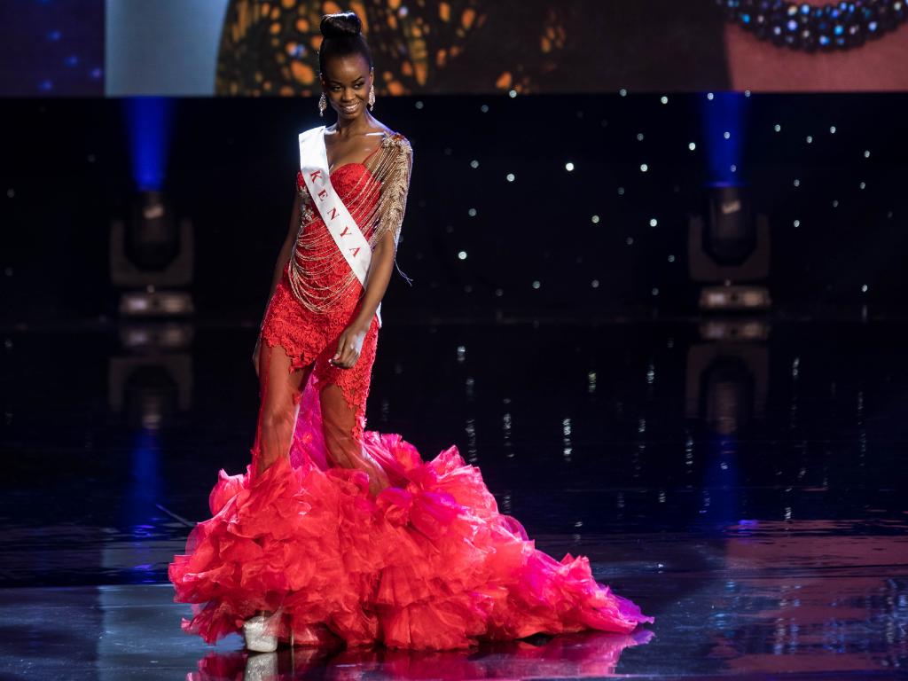  Evelyn Thungu of Kenya finishes 4th in Miss World 2016