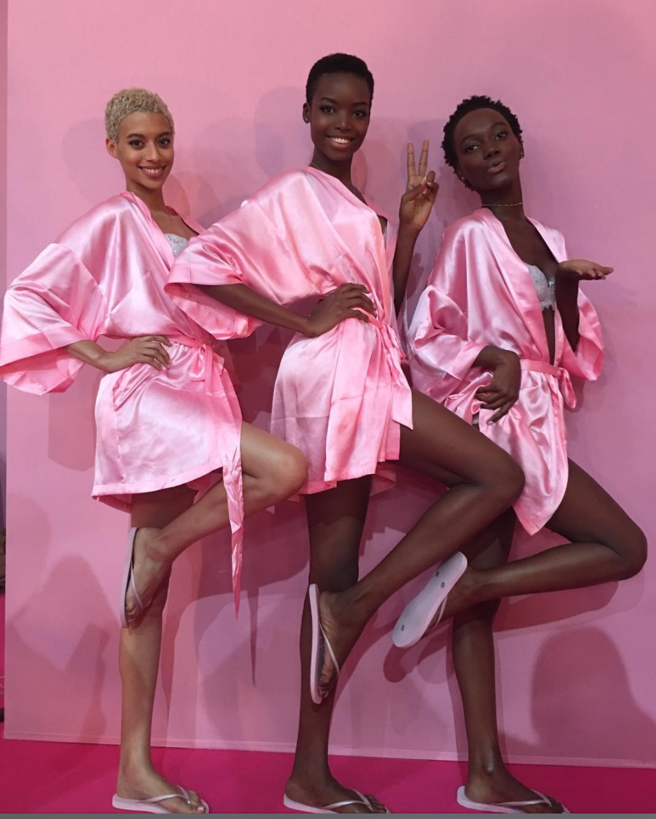  THE THREE AFRO HAIRED MODELS WHO WALKED THE VICTORIA SECRET RUNWAY